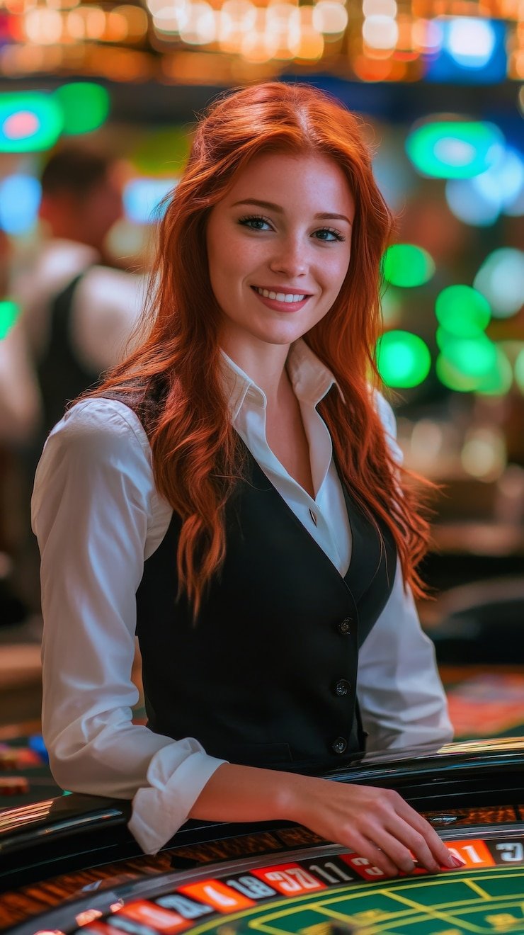 Studio dealer langsung SA Gaming dengan multi-kamera dan antarmuka permainan real-time
